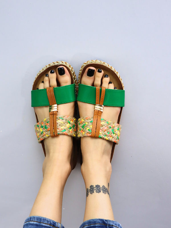 Sandalias con plataforma -mujer-