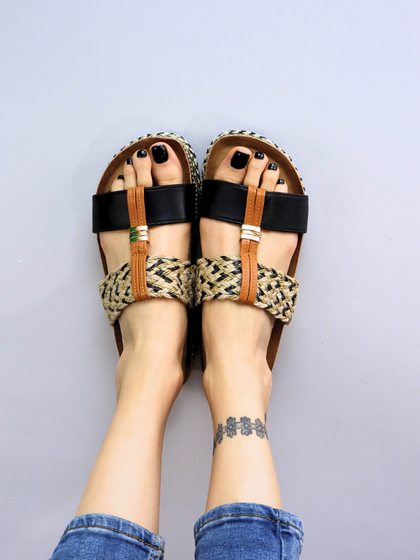 Sandalias con plataforma -mujer-