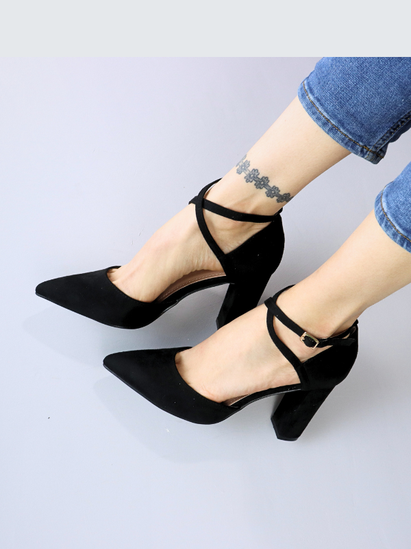 zapatos tiras cruzado