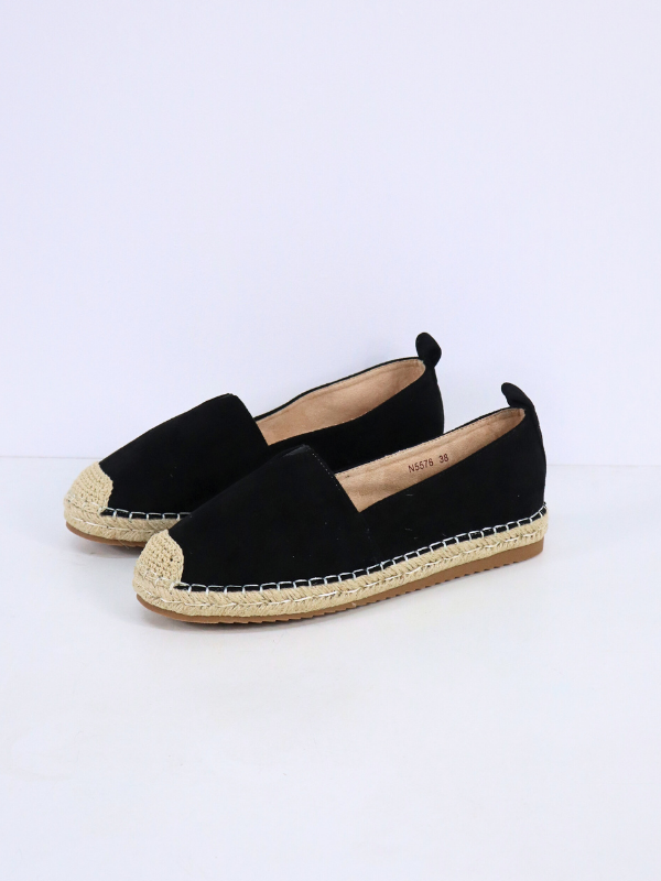 Classic espadrille - black