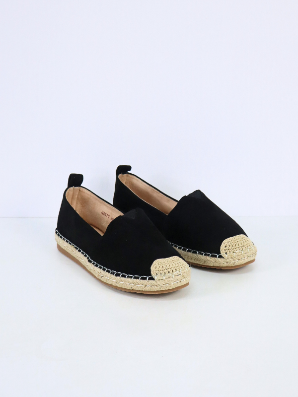 Classic espadrille - black