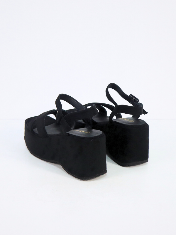 Sandalias cuña - mujer