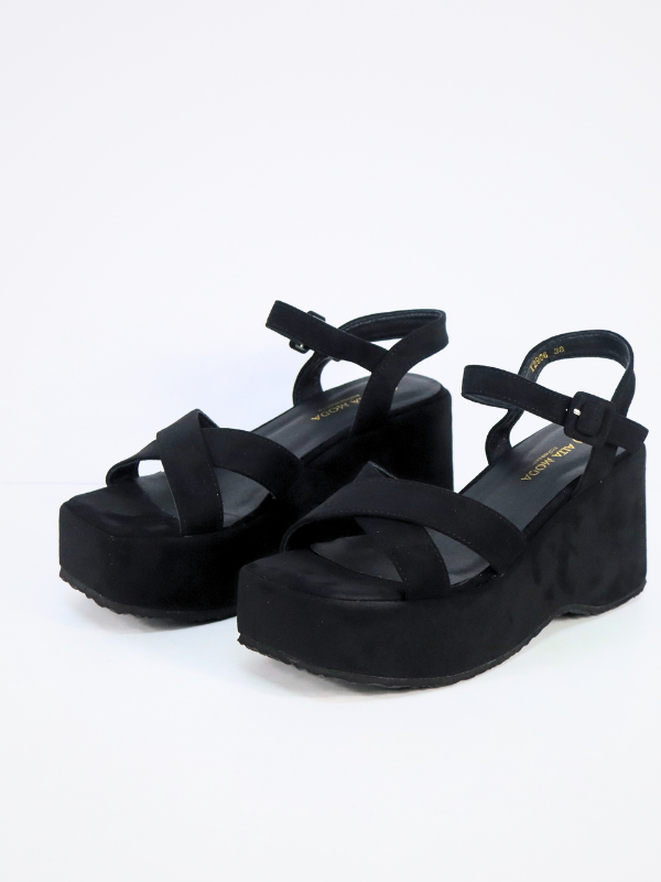 Sandalias cuña - mujer