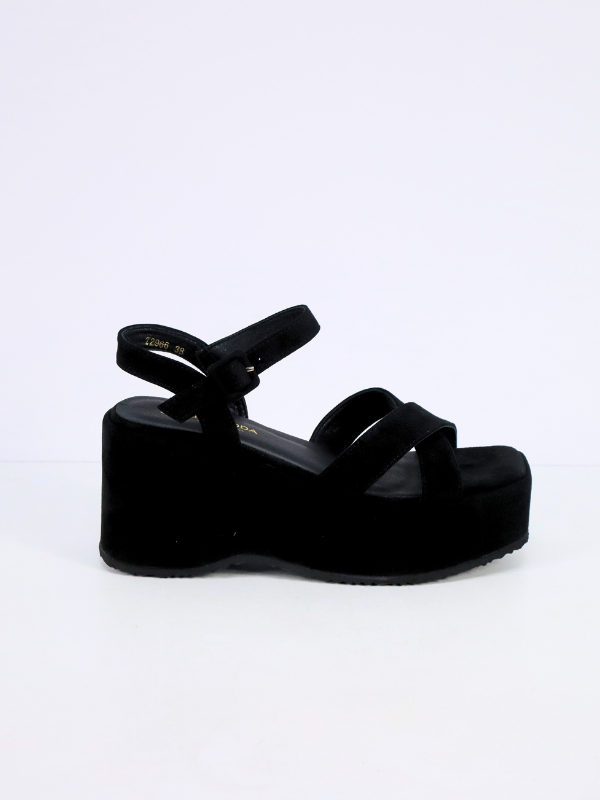 Sandalias cuña - mujer