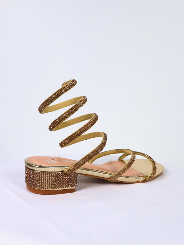 spiral sandal - party