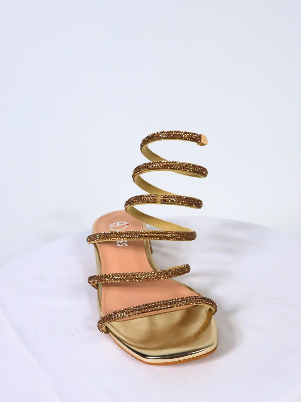 spiral sandal - party