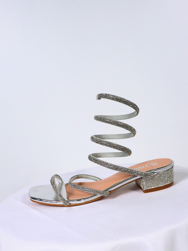 spiral sandal - party
