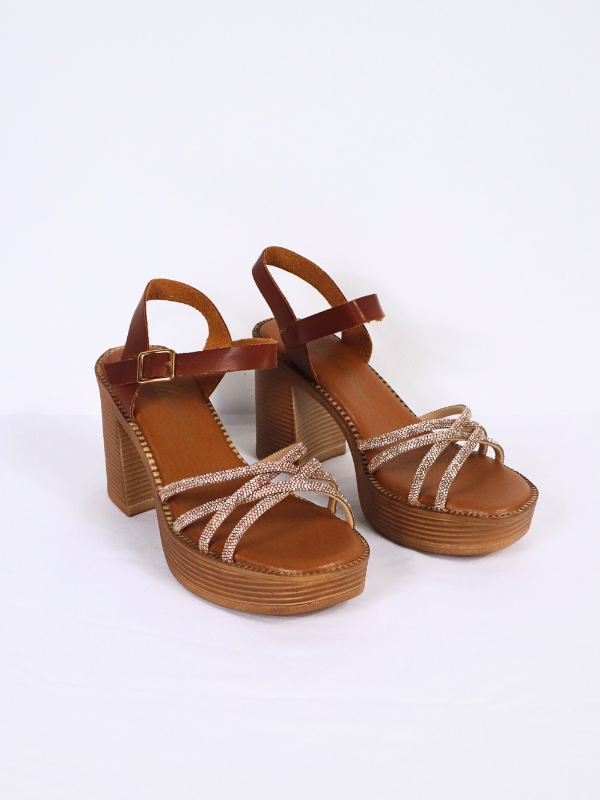 Sandalia cuerdas brillante... 2