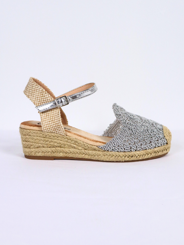 Low wedge espadrille