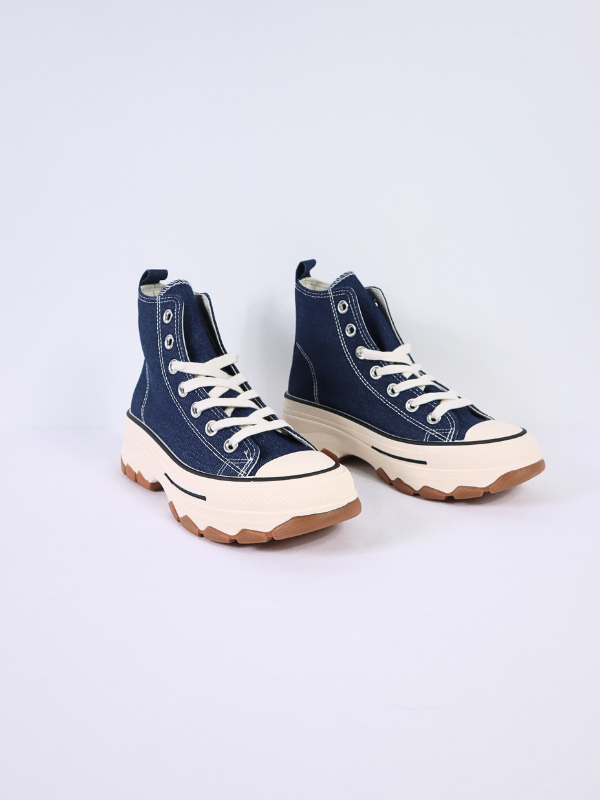 Zapatilla plataforma - lona