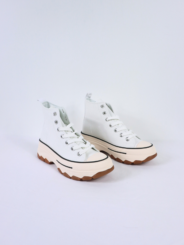 Zapatilla plataforma - lona