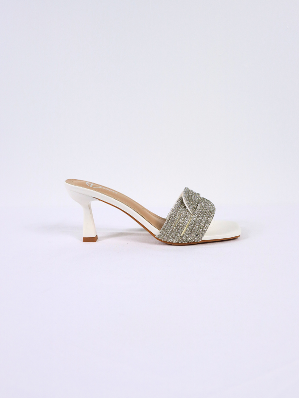 Sandalias cruzado con tacon...
