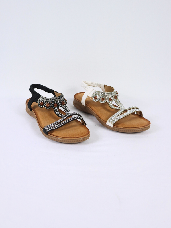 sandal with decorative details