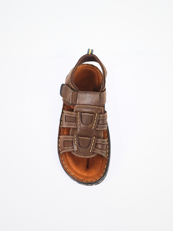 Sandalias de piel autentica -hombre-