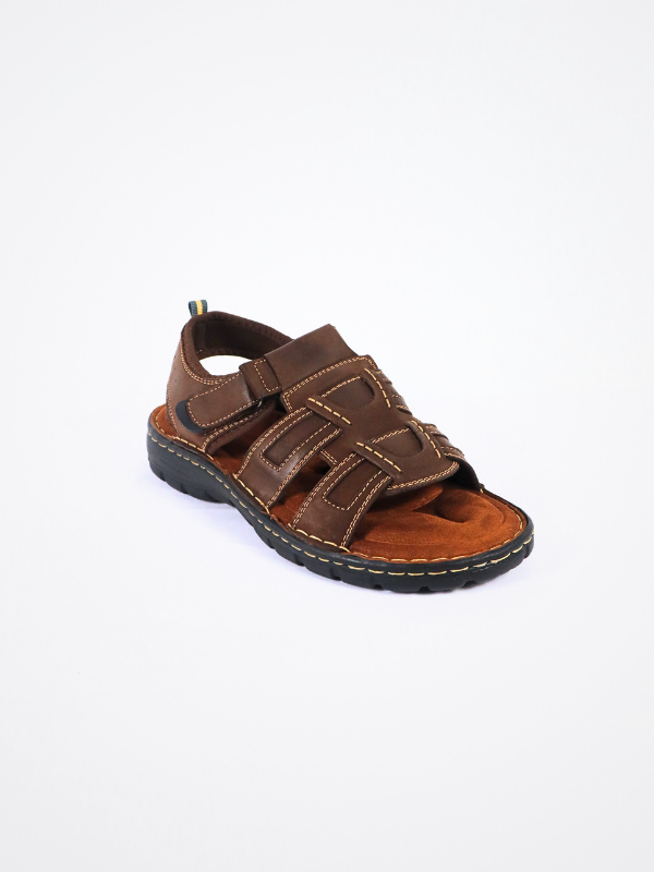 Sandalias de piel autentica -hombre-