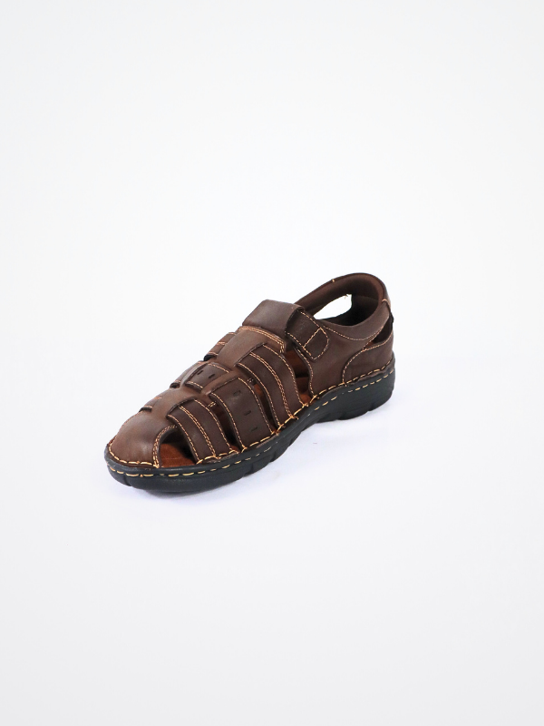 Sandalias de piel autentica -hombre-