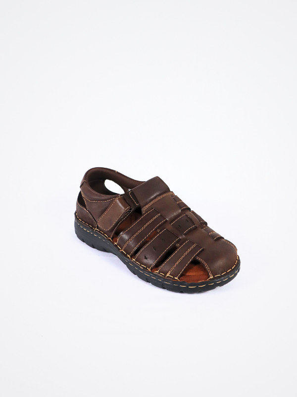 Sandalias de piel autentica -hombre-