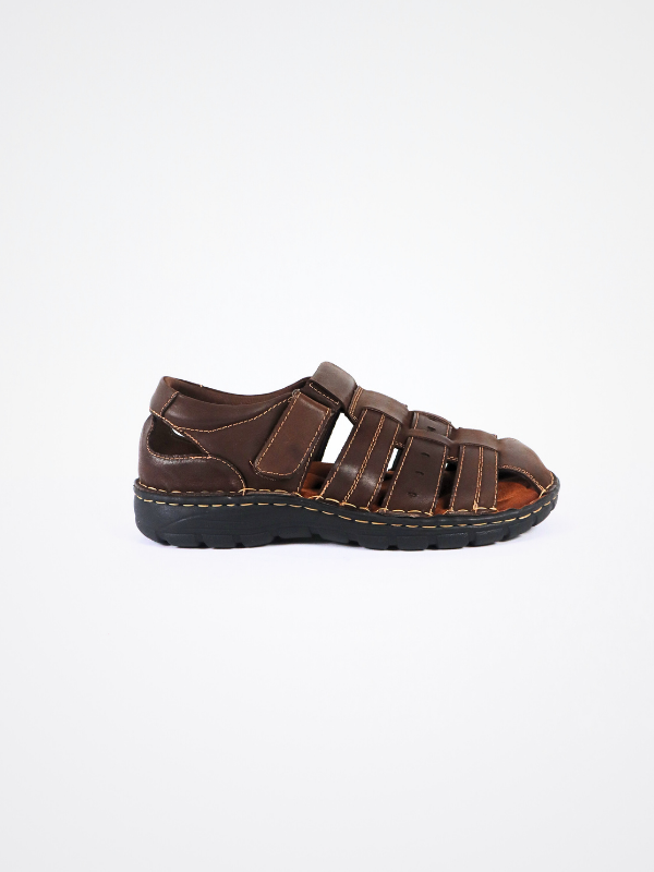 Sandalias de piel autentica -hombre-