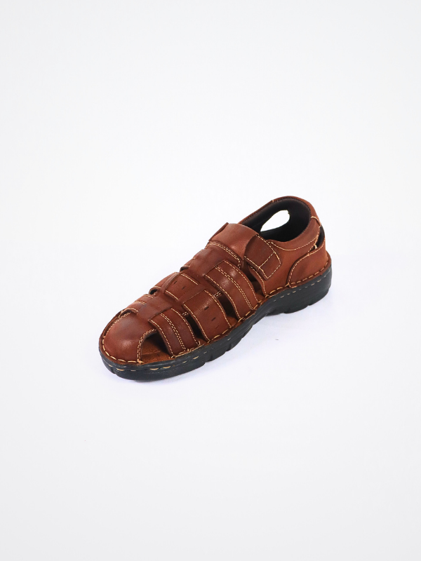 Sandalias de piel autentica -hombre-