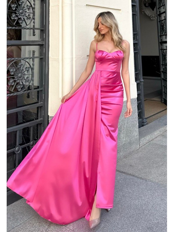 long dress with cape.