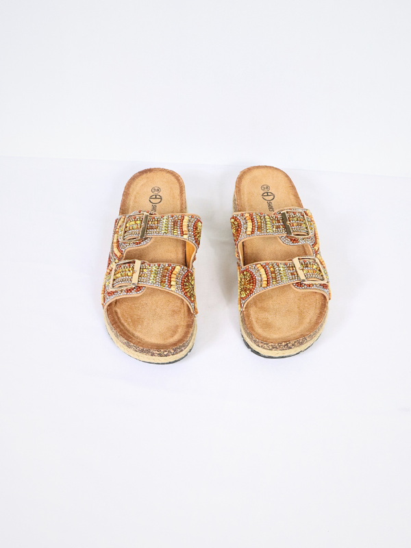 Sandalia con pedrería