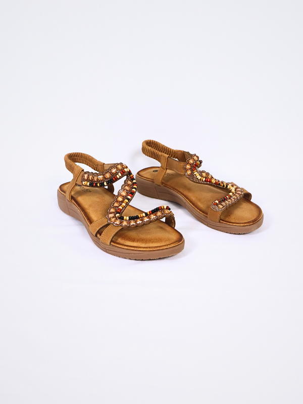 sandal with rhinestones