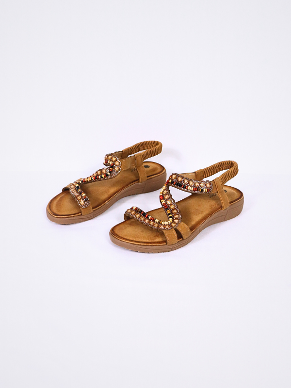 sandal with rhinestones