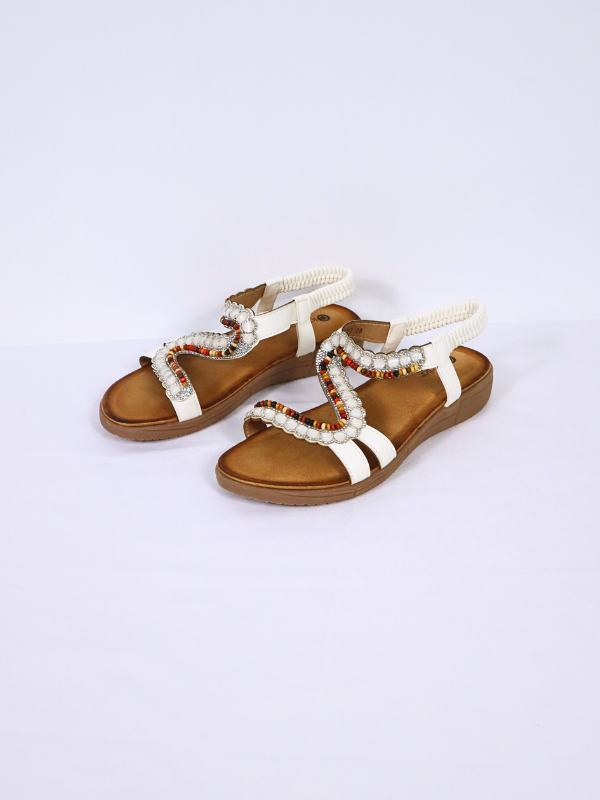 sandal with rhinestones