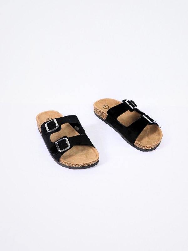 Double buckle sandal