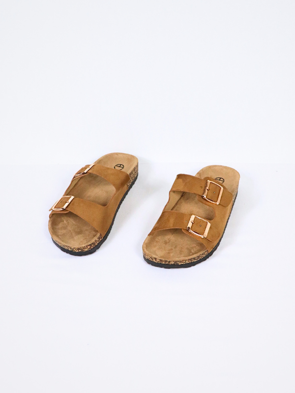 Double buckle sandal
