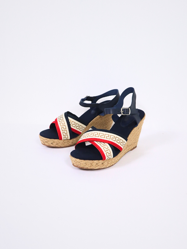 Esparto wedge sandal