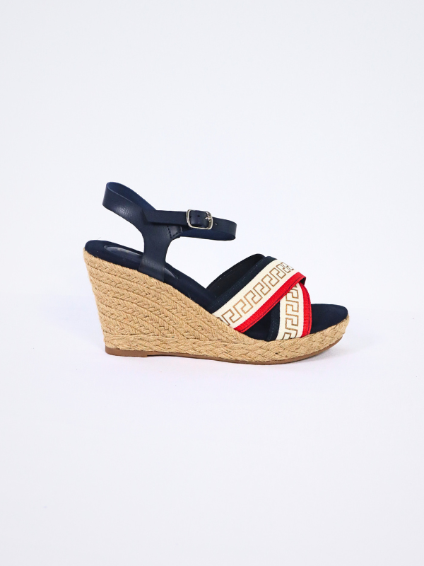 Esparto wedge sandal