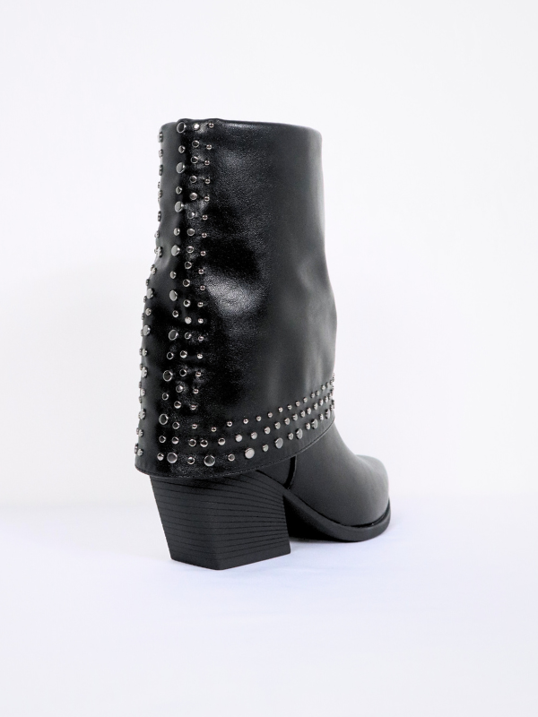Studded ankle boots - black 2