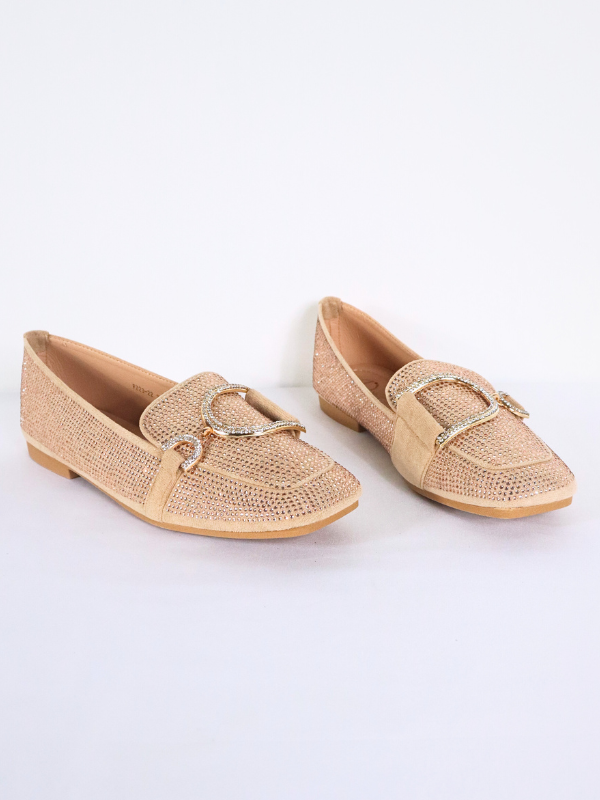Zapatos mujer beige