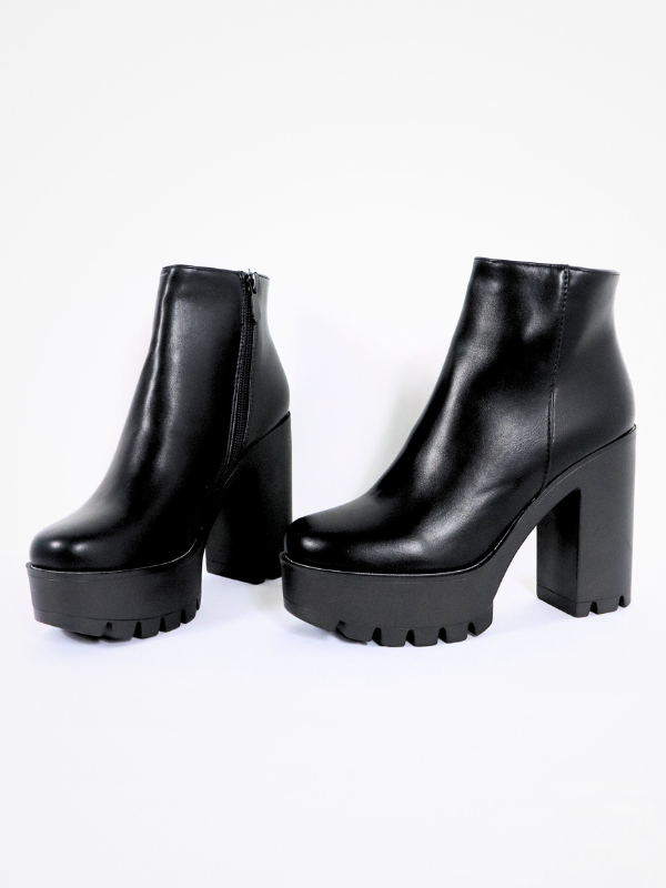 Botas tacón alta con plataforma