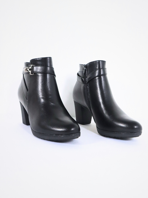 Botines negro - tacón