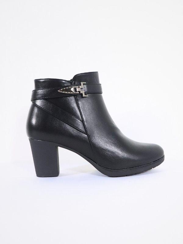 Botines negro - tacón